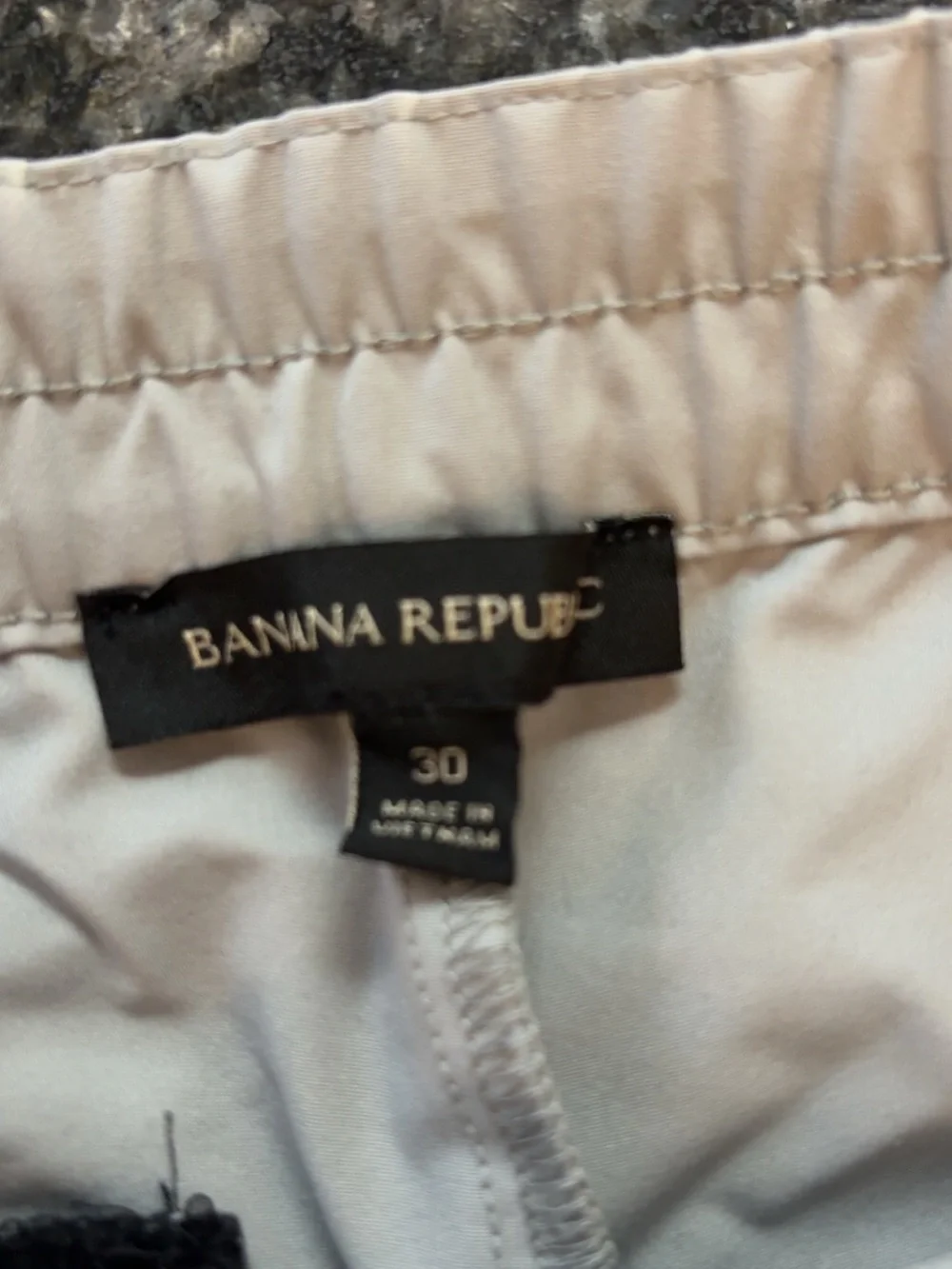Banana Republic Men's Jogger Pants in Light Cream